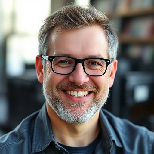Picture of Frank Wilson, Technical Lead, smiling geekily.